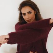 Handmade Mohair Knit Cardigan: Cozy Lightweight Sweater