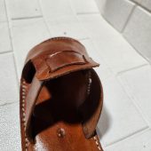 Handmade Moroccan Leather Sandals For Men – Brown Slip-on Summer Sandals – Traditional Men’s Shoes Eu 40 To 50 – Open Toe Artisanal Footwear